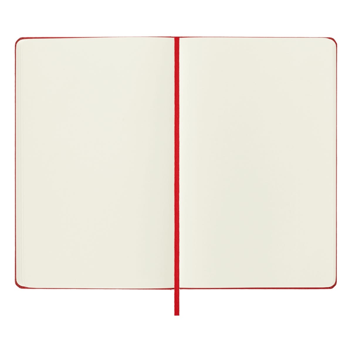 Moleskine Classic Hard Cover Red Plain Notebook