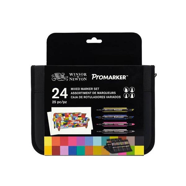 Winsor & Newton Mixed Marker Set