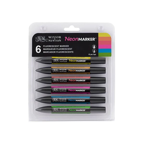Winsor & Newton Neon Marker Set