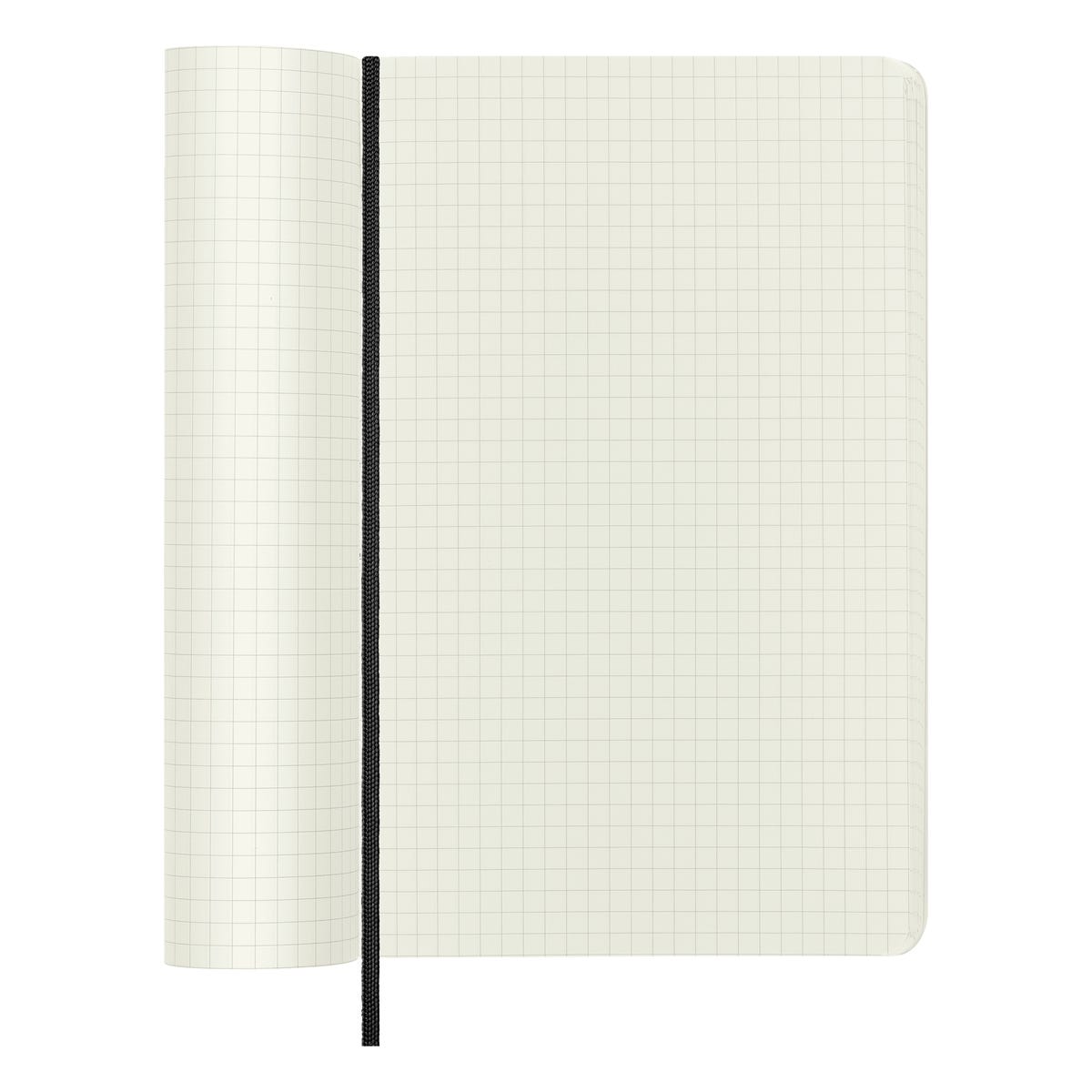 Moleskine Classic Soft Cover Black Grid Notebook