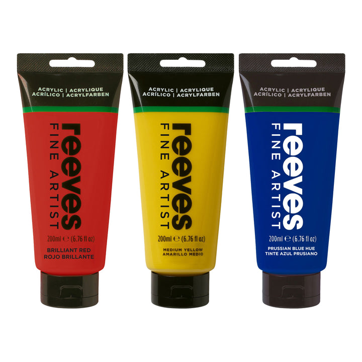 Reeves Acrylic Paints 200ml