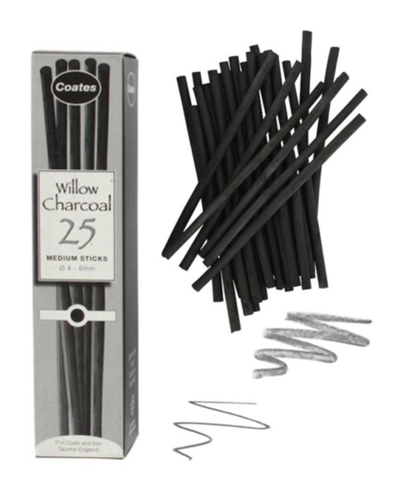 Coates Willow Charcoal Sticks