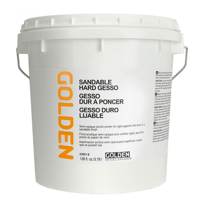 GOLDEN Acrylic Sandable Hard Gesso 3.78L