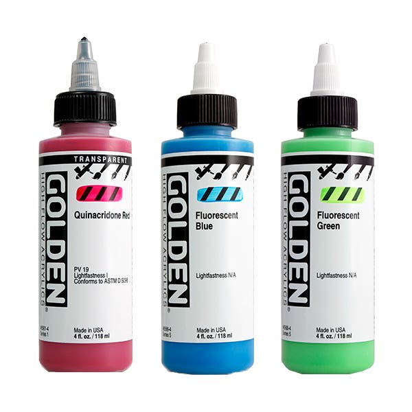 GOLDEN Artist Acrylic High Flow Paints 118ml