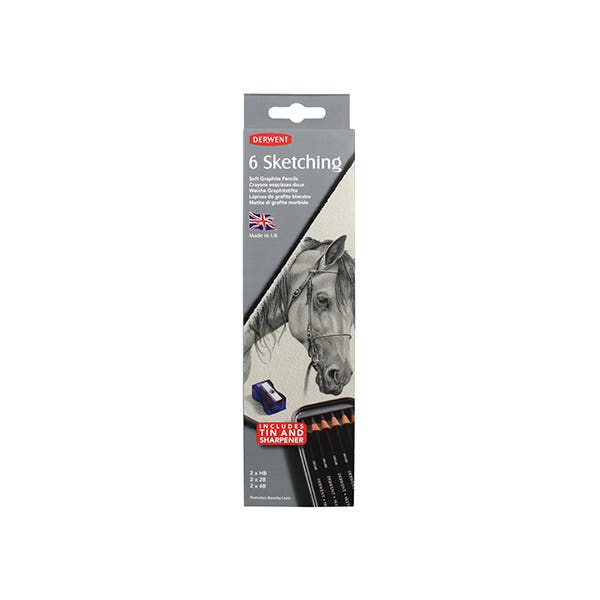 Derwent Sketching Pencils Tin 6