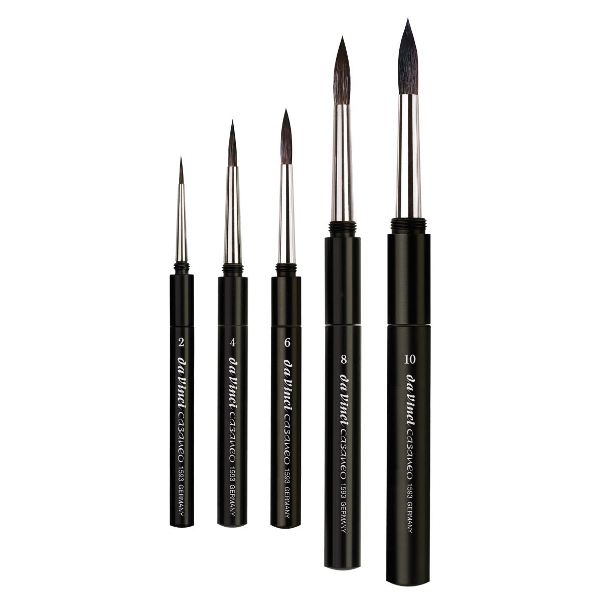 Da Vinci Casaneo 1593 Travel Pocket Synthetic Round Brushes