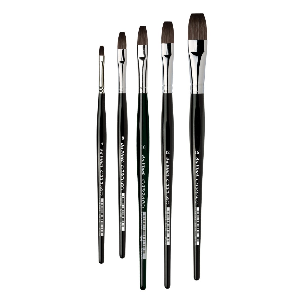 Da Vinci Casaneo 5898 Synthetic Flat Brushes