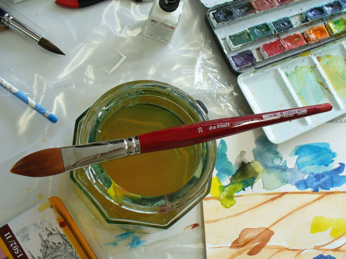 Da Vinci Cosmotop Spin 5584 Synthetic Oval Brushes
