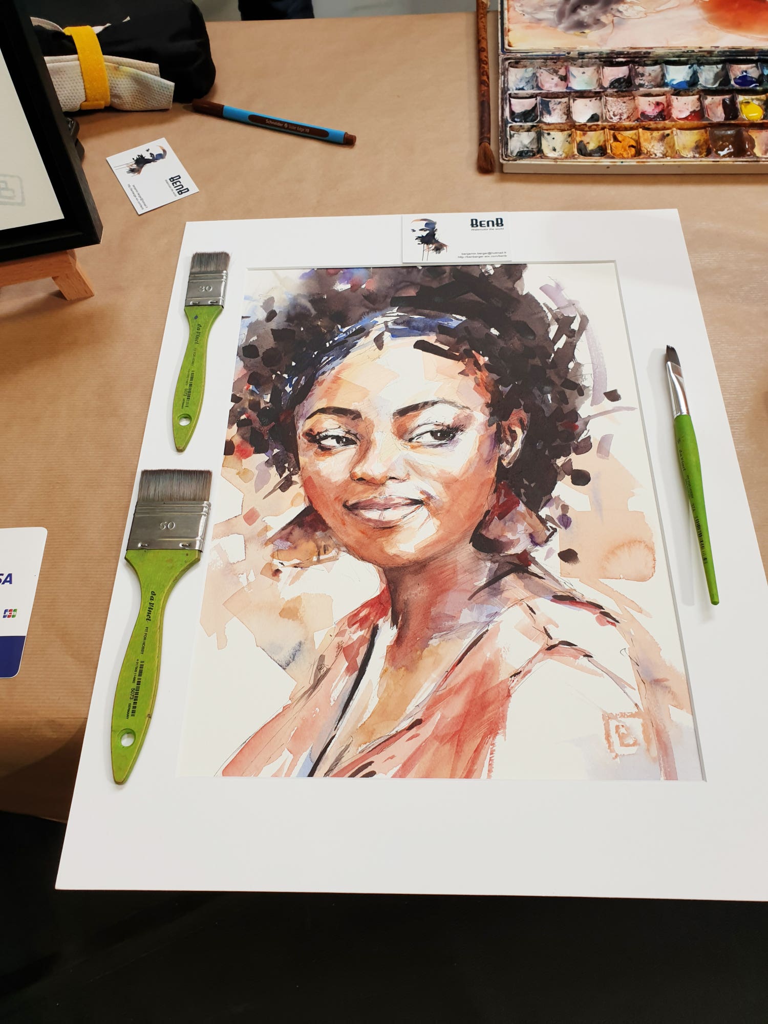 Da Vinci Fit 374 Synthetic Flat Brushes