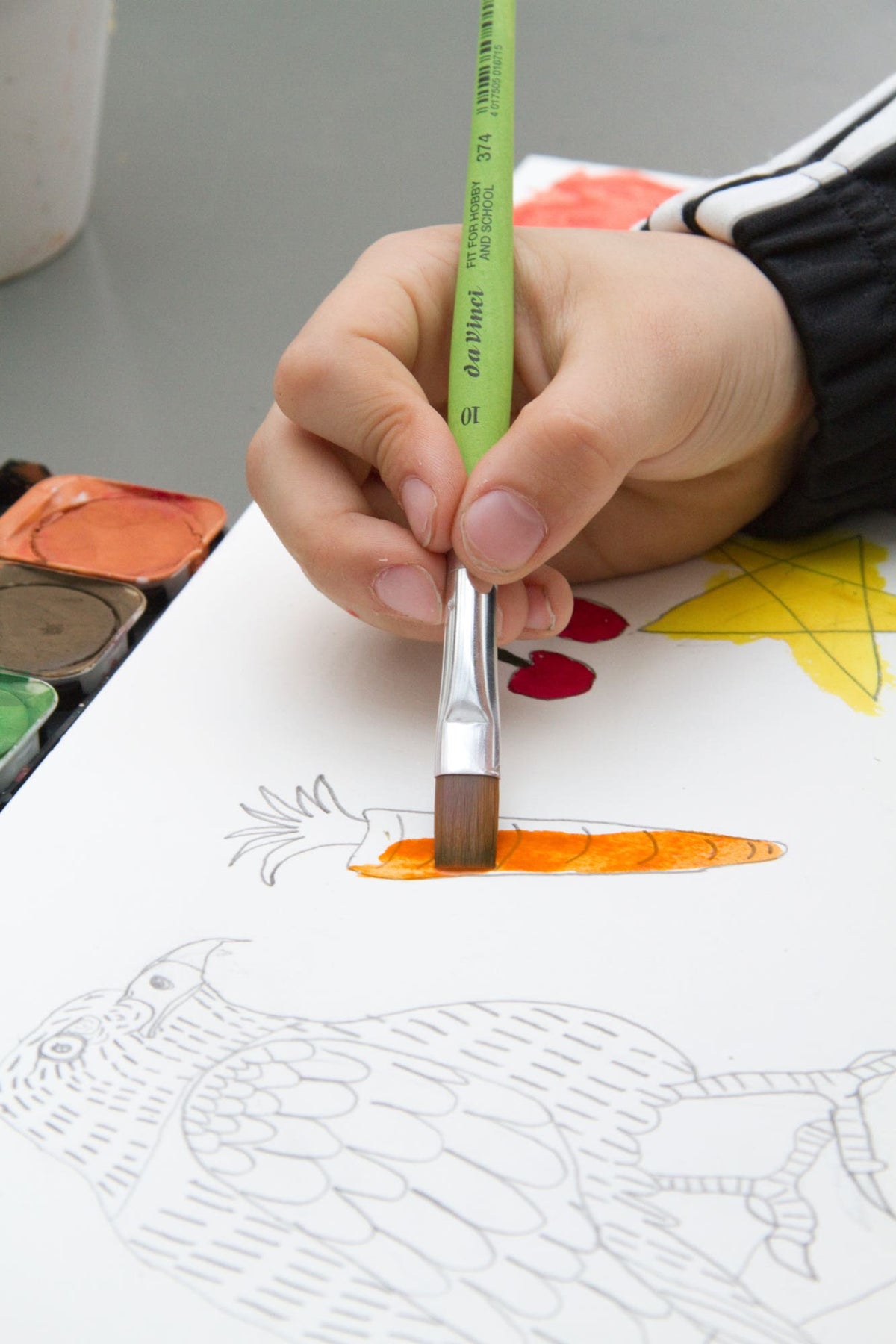 Da Vinci Fit 374 Synthetic Flat Brushes