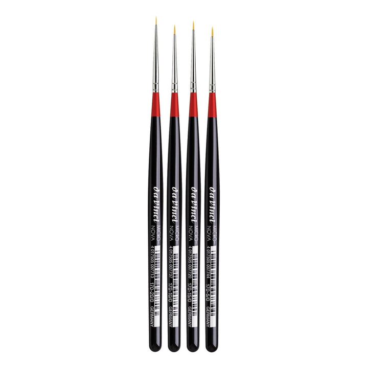 Da Vinci Micro Nova 170 Golden Synthetic Pointed Brushes