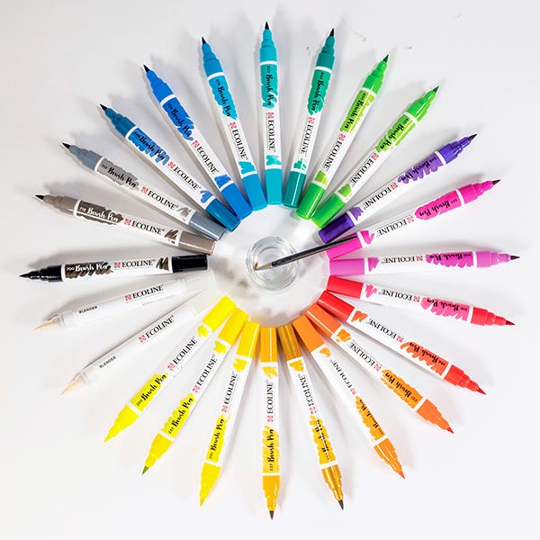 Talens Ecoline Brush Pens