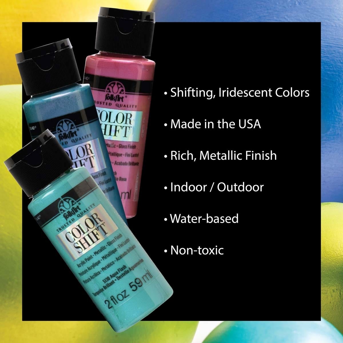 FolkArt Colour Shift Acrylic Paints 59ml