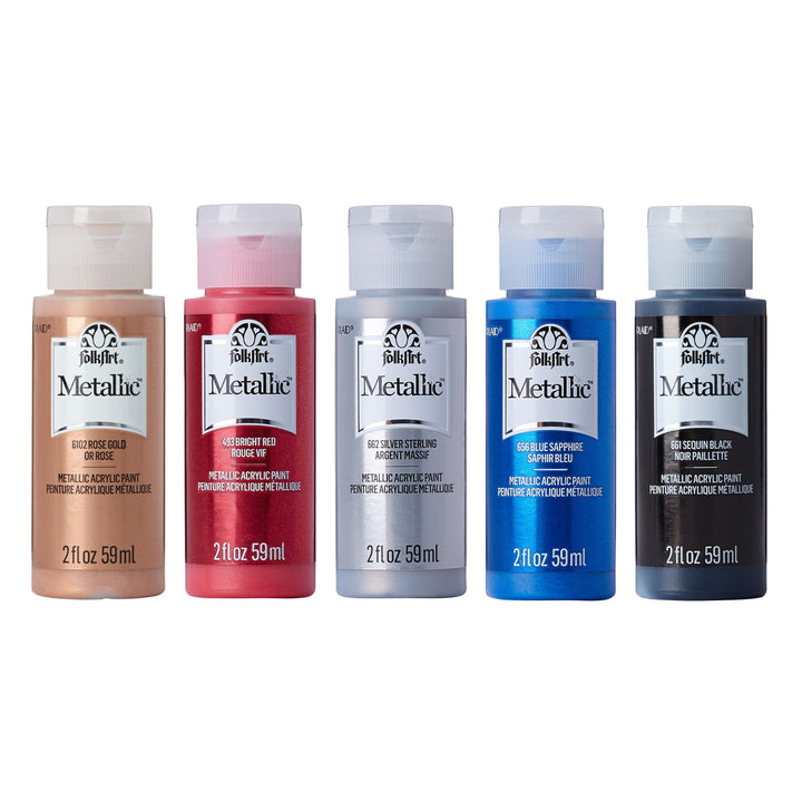 FolkArt Metallic Acrylic Paints 59ml