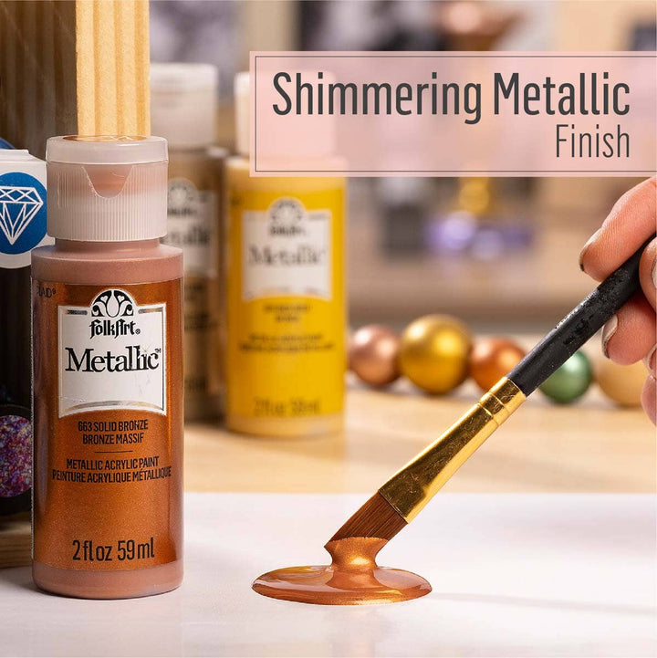 FolkArt Metallic Acrylic Paint 236ml