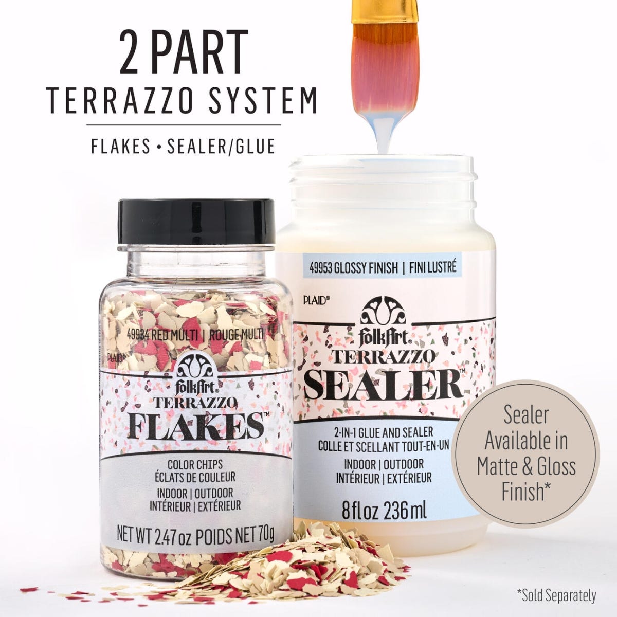 FolkArt Terrazzo Flakes 70g
