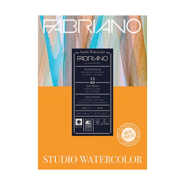 Fabriano Studio Watercolour Pads