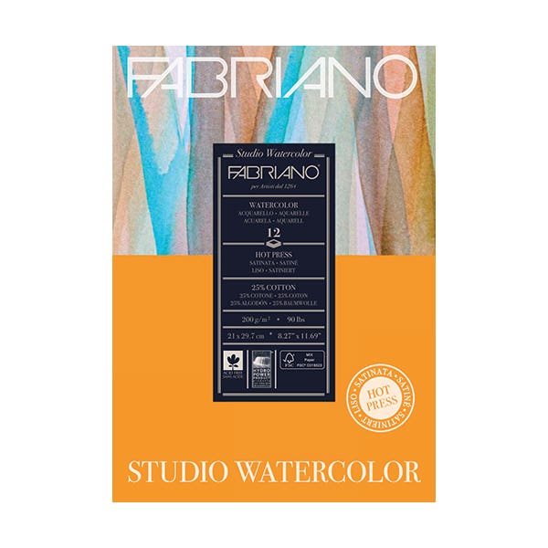 Fabriano Studio Watercolour Pads