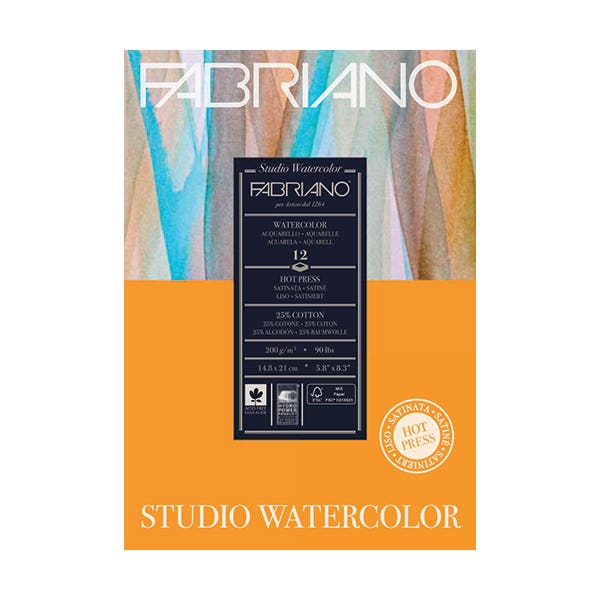 Fabriano Studio Watercolour Pads