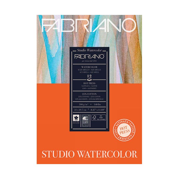 Fabriano Studio Watercolour Pads