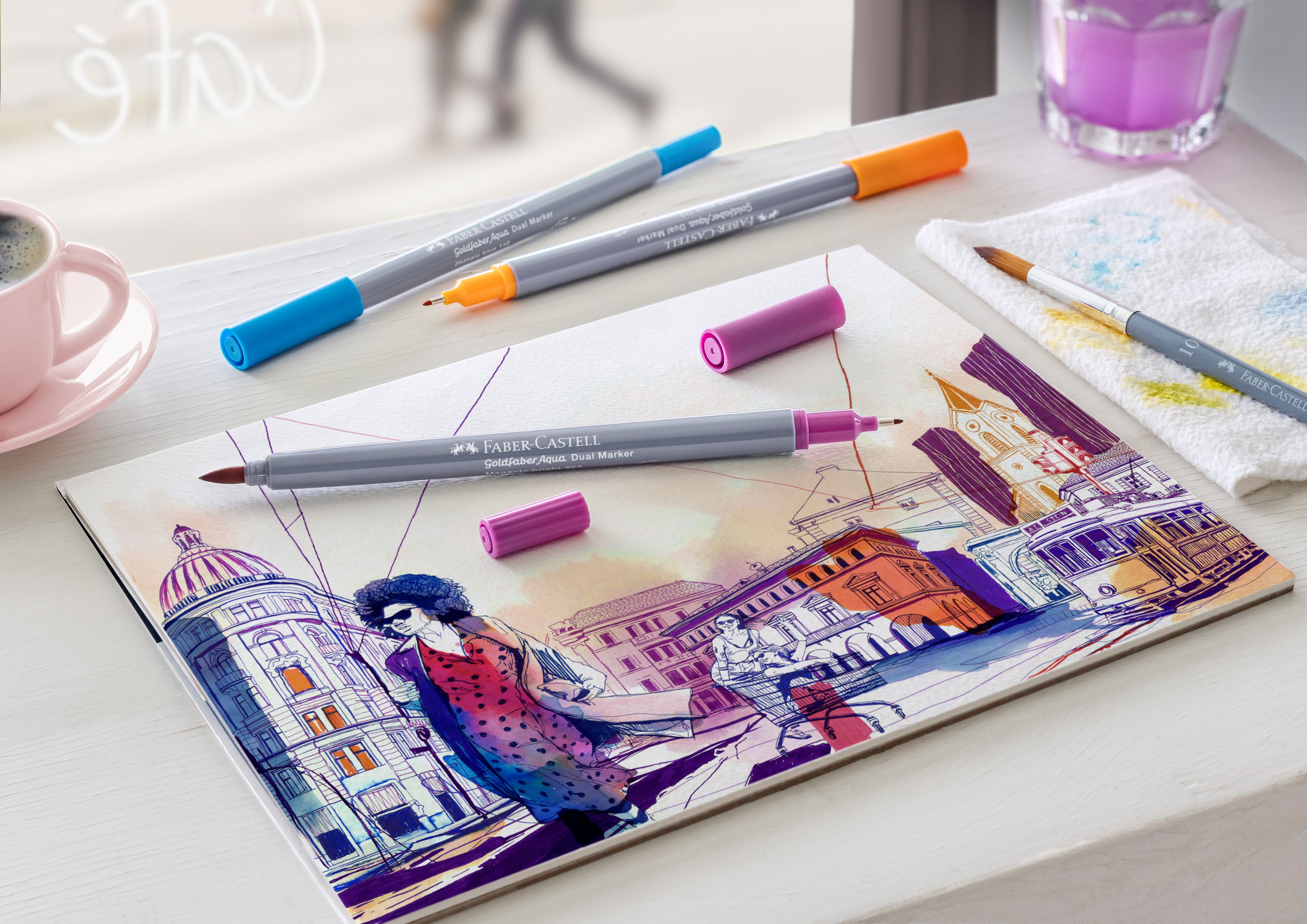 Faber-Castell Goldfaber Aqua Dual Markers