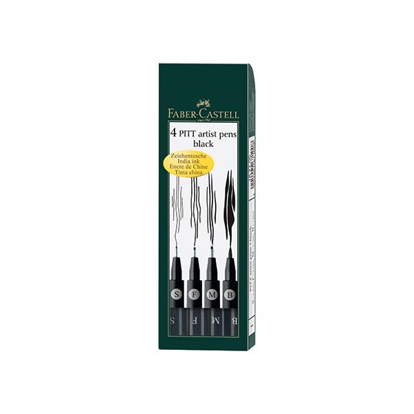 Faber-Castell Pitt Artist Assorted Pen Sets