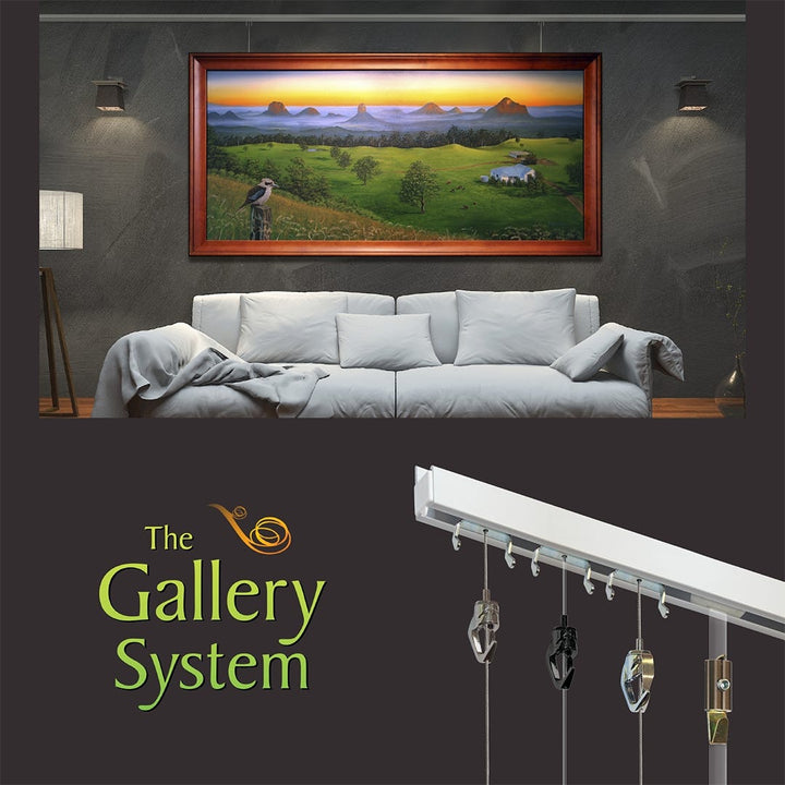 Gallery Hanging System Clear Tape Hanger
