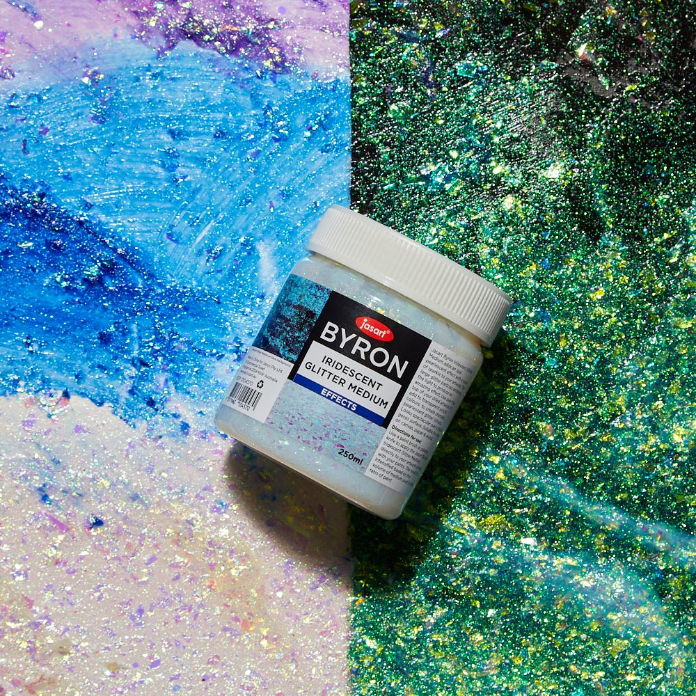 Byron Iridescent Glitter Medium