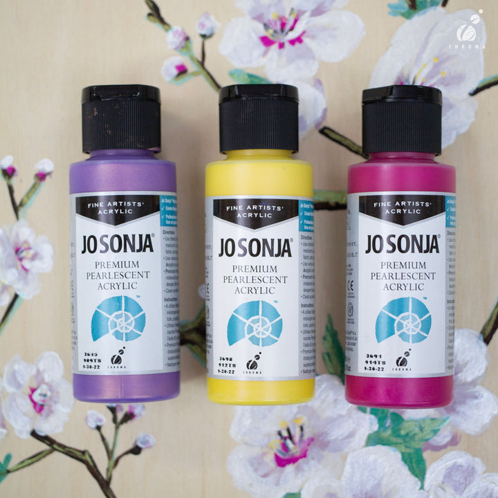 Jo Sonja's Artist Acrylic Paint Pearlescent Colours 60ml