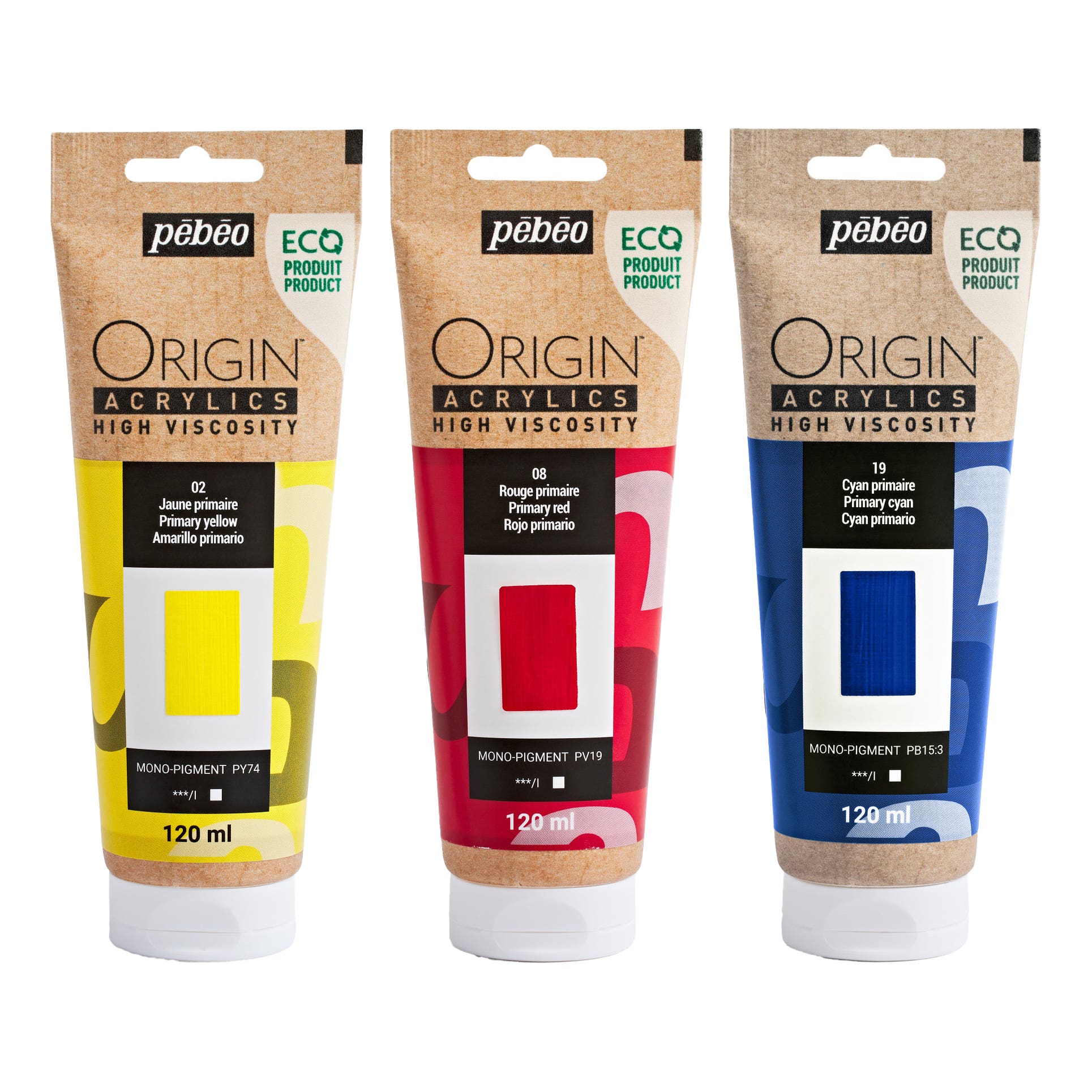 Pebeo Origin Acrylic Paints 120ml