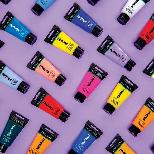 Reeves Acrylic Paints 200ml
