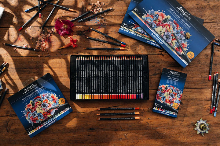 STAEDTLER Mars Lumograph Colour Aquarell Pencil Tins