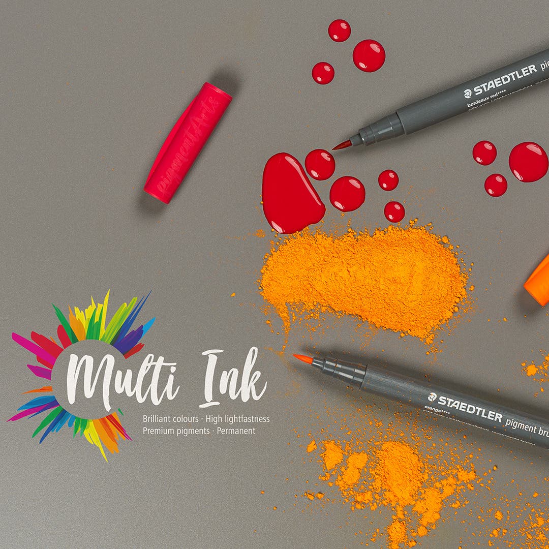 STAEDTLER Pigment Arts Brush Pen Sets