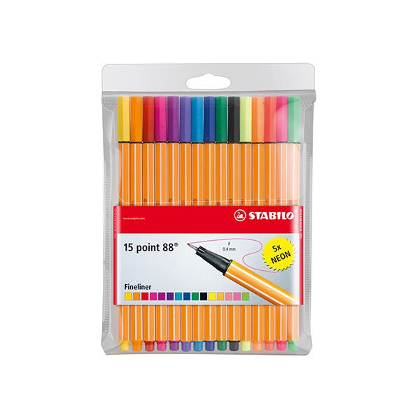 STABILO Point 88 Assorted Fineliner Pen Sets