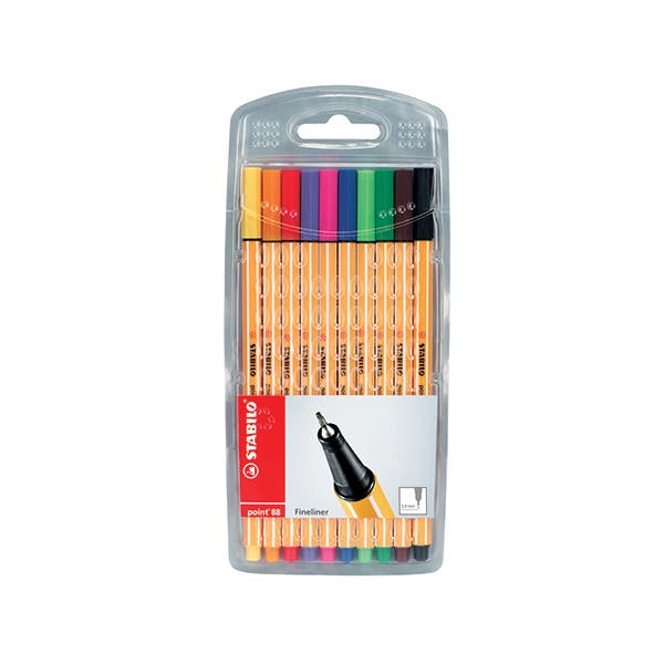 STABILO Point 88 Assorted Fineliner Pen Sets