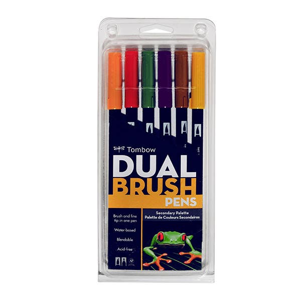 Tombow Dual Brush Pen Sets of 6