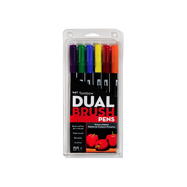 Tombow Dual Brush Pen Sets of 6