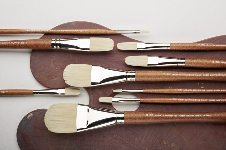 Winsor & Newton Artists' Oil Synthetic Hog Filbert Brushes