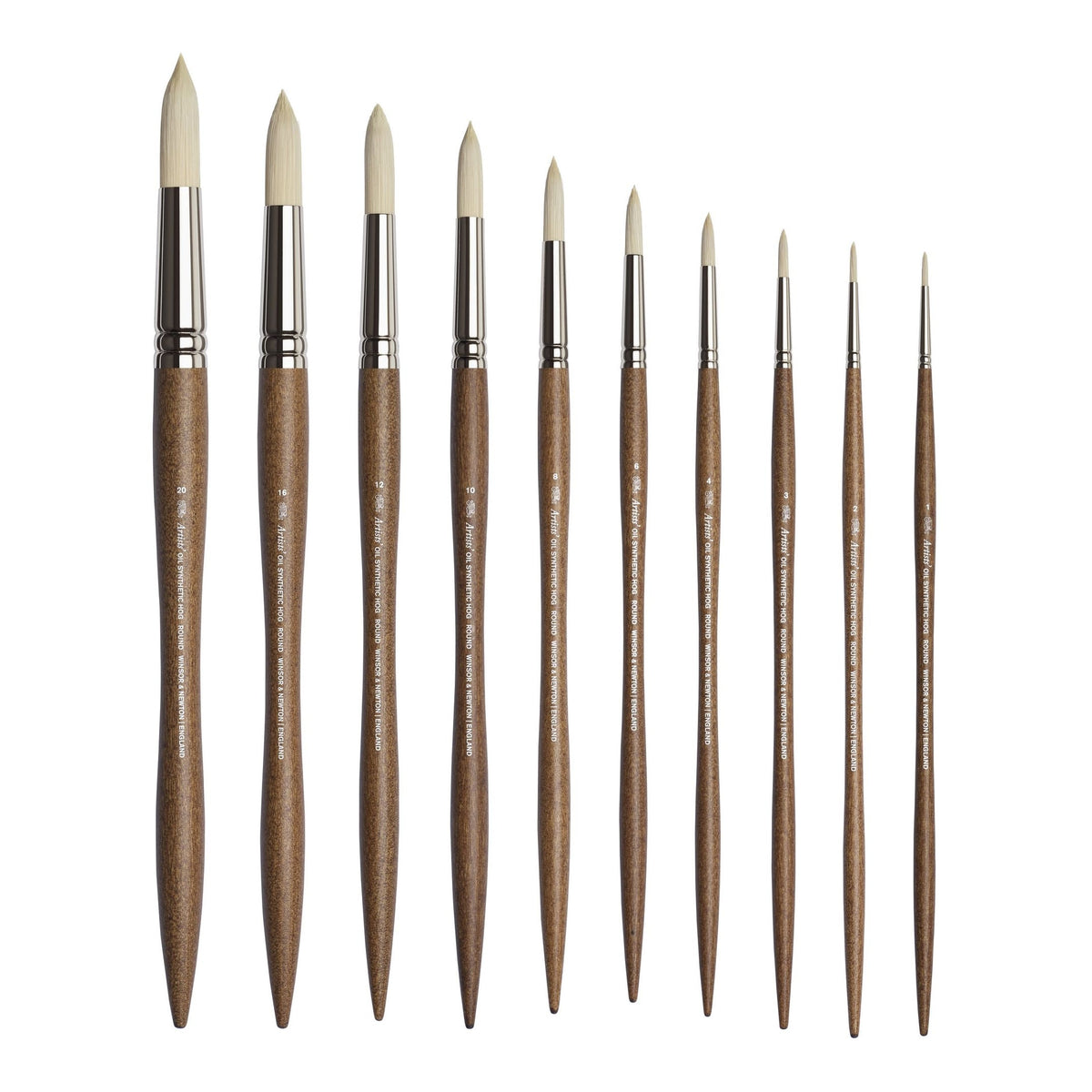 Winsor & Newton Artists' Oil Synthetic Hog Round Brushes