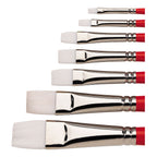 Winsor & Newton University 234 Synthetic Short Handle Flat Brushes