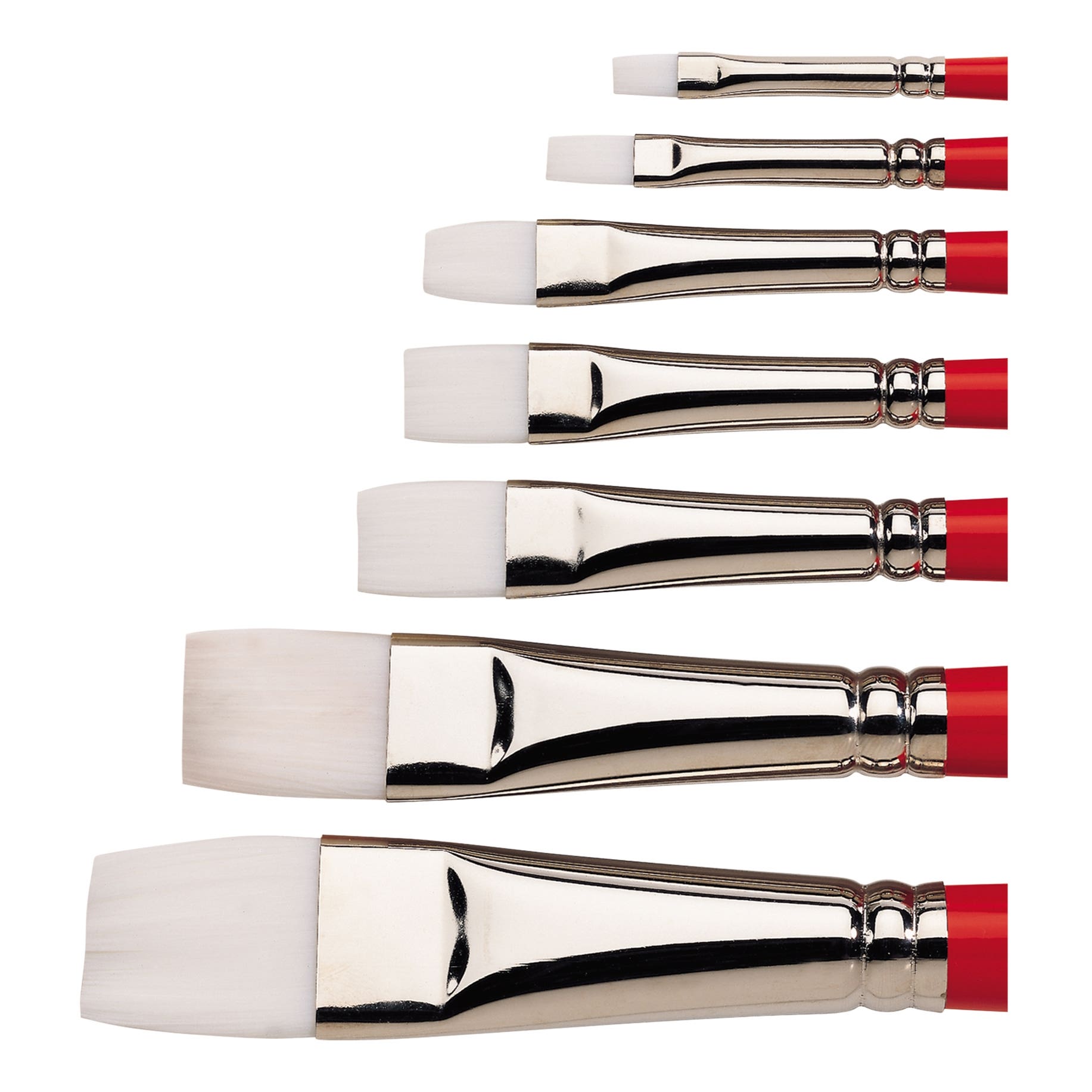 Winsor & Newton University 234 Synthetic Short Handle Flat Brushes