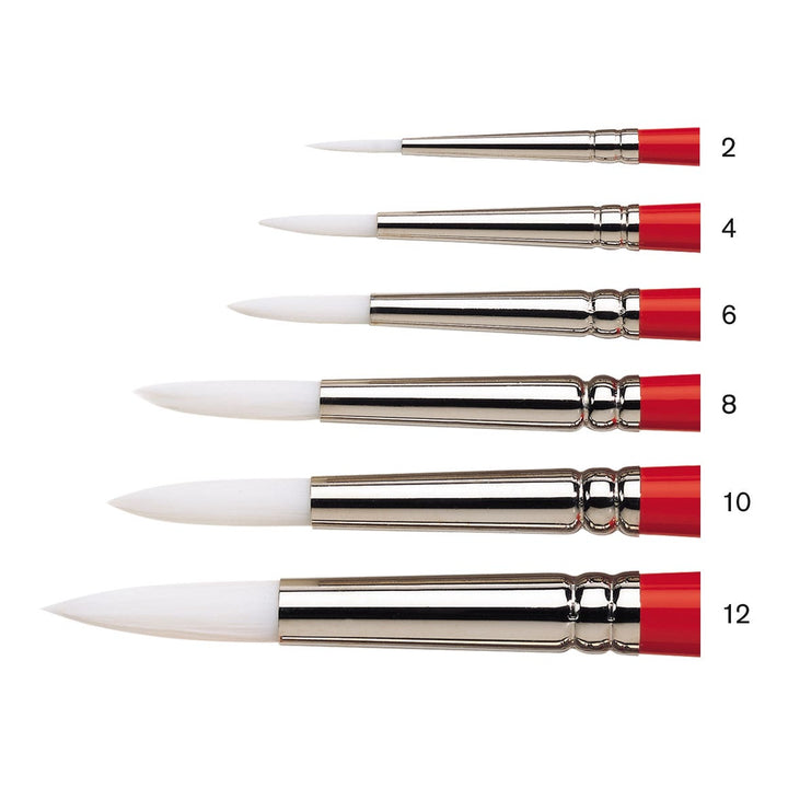 Winsor & Newton University 235 Synthetic Long Handle Round Brushes