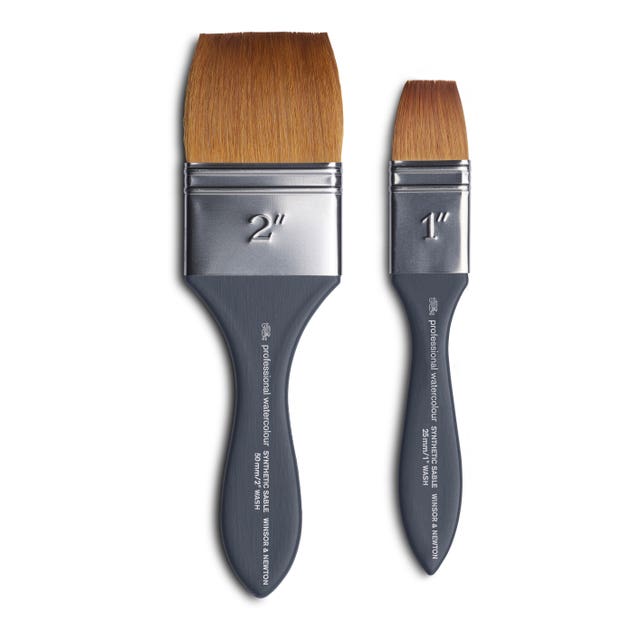 Winsor & Newton Professional Watercolour Synthetic Sable Wash Brushes