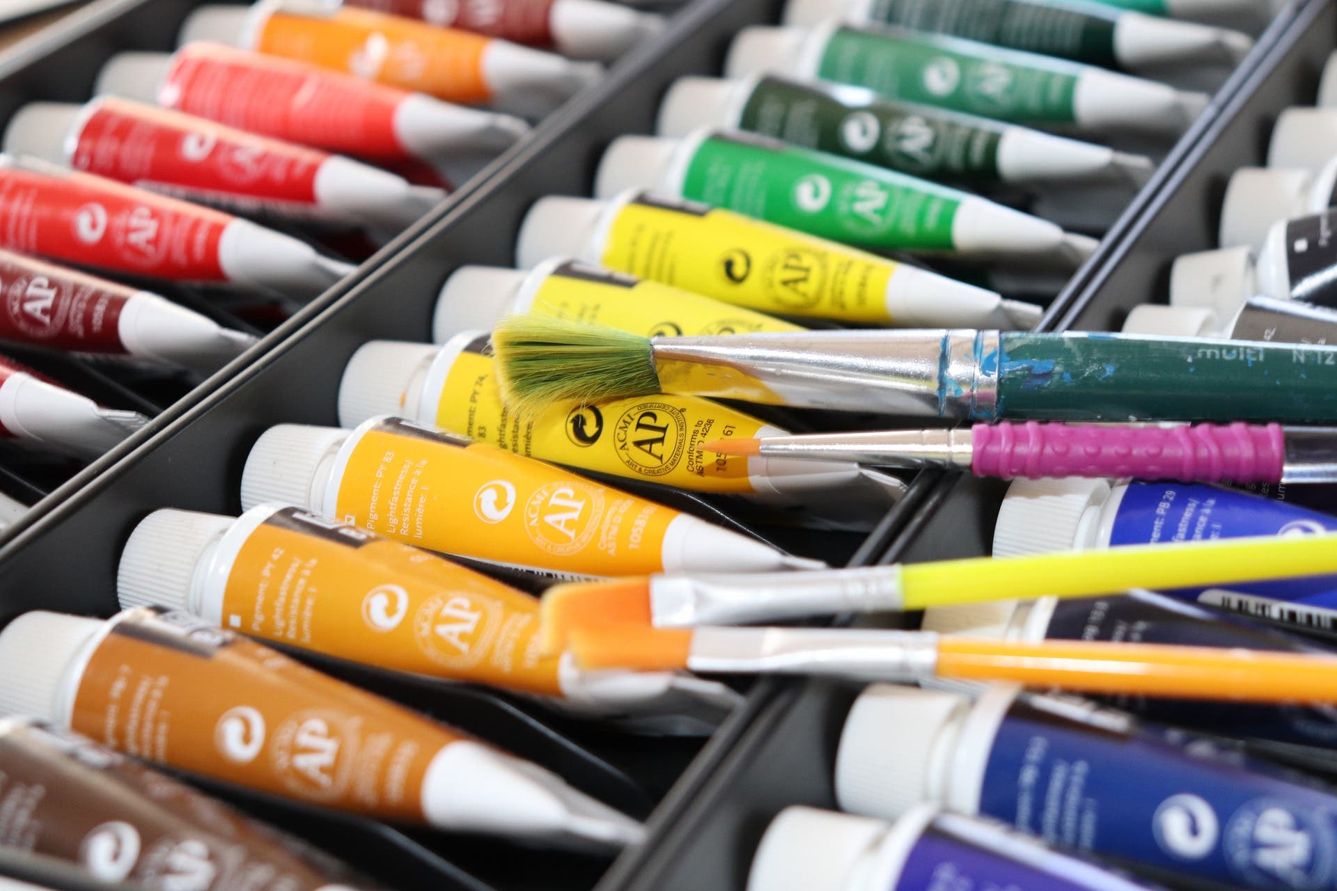 Artist's Supplies for Painting in Acrylics: An Explanation of the