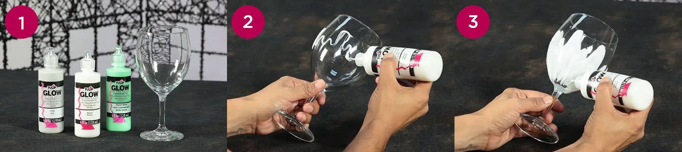 Tulip Glow-in-the-dark Goblets