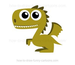 cartoon dragon