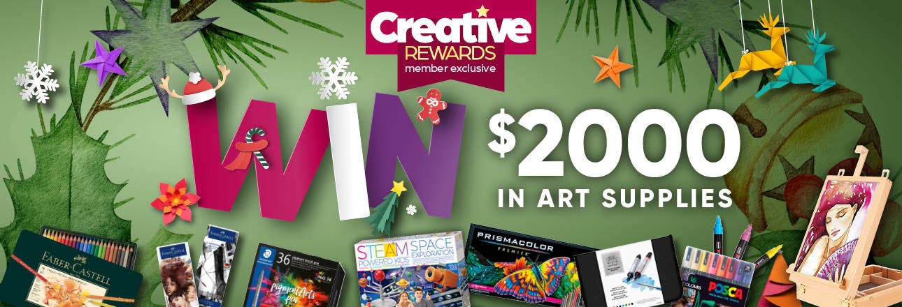 Win $2000 in Art Supplies | Creative Rewards Exclusive