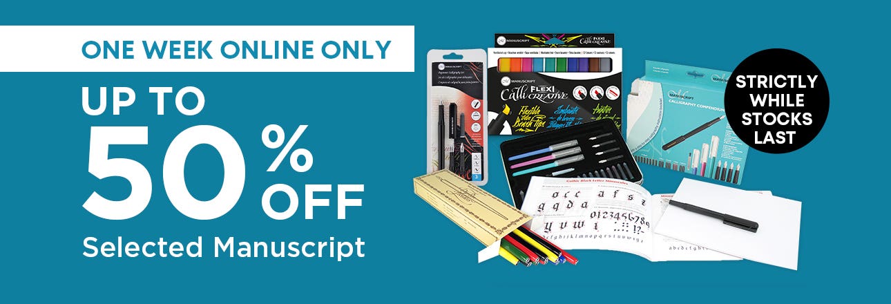 Up to 50% Off Selected Manuscript Calligraphy | One Week Online Only!