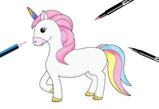 How To Draw a Unicorn - Easy Step By Step Guide for Kids