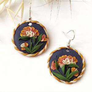 FIMO Vintage style earrings